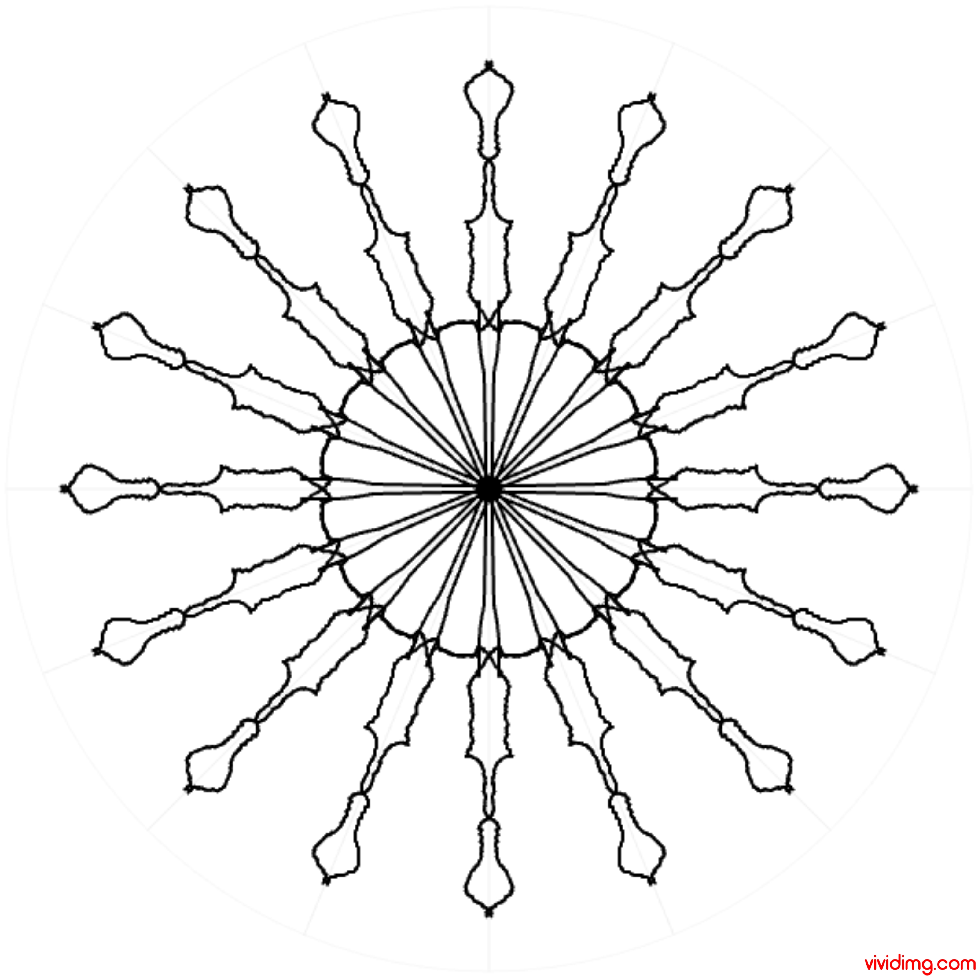 Colorful Mandala art mon 3