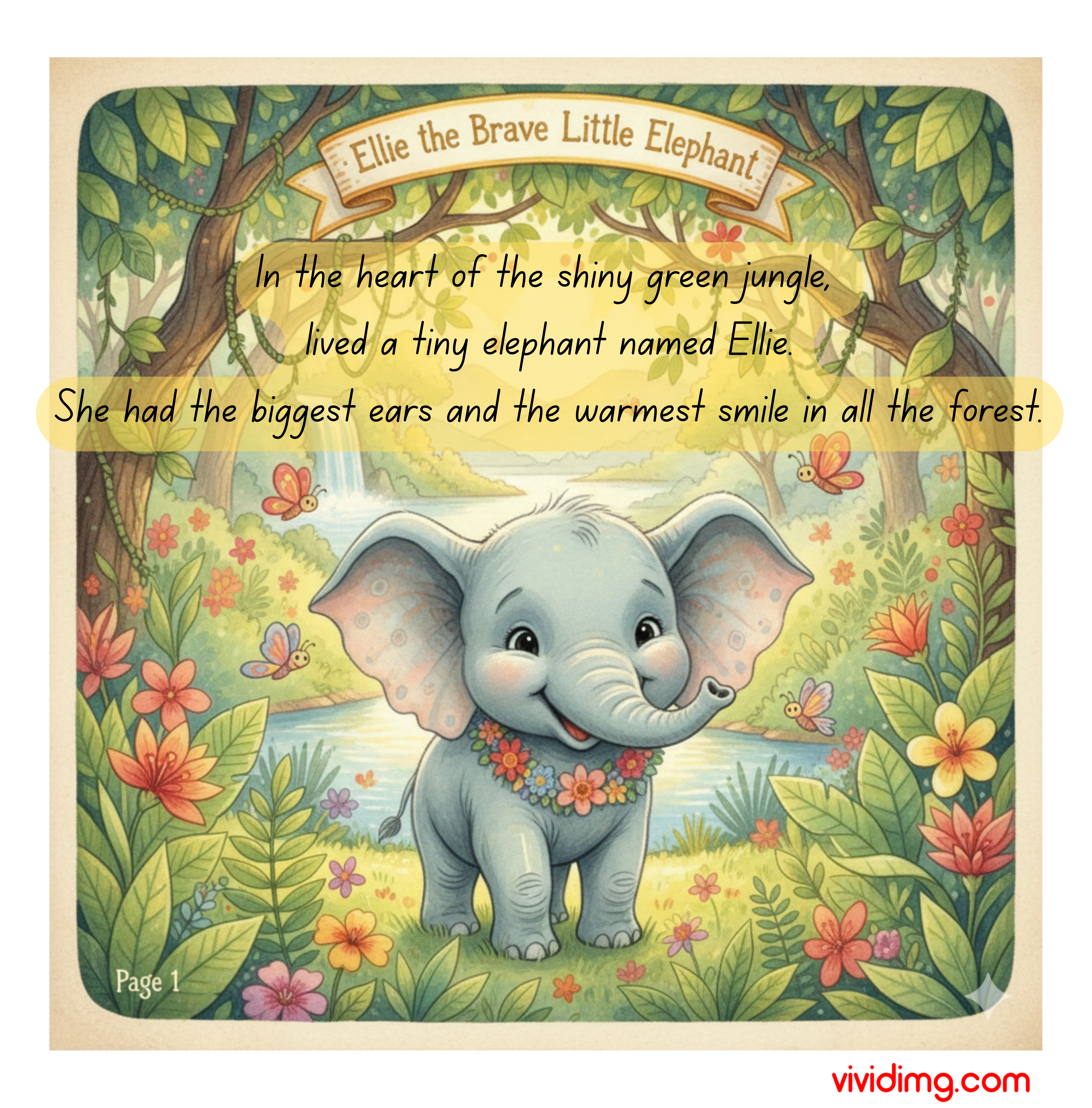 Ellie the Brave Little Elephant 1