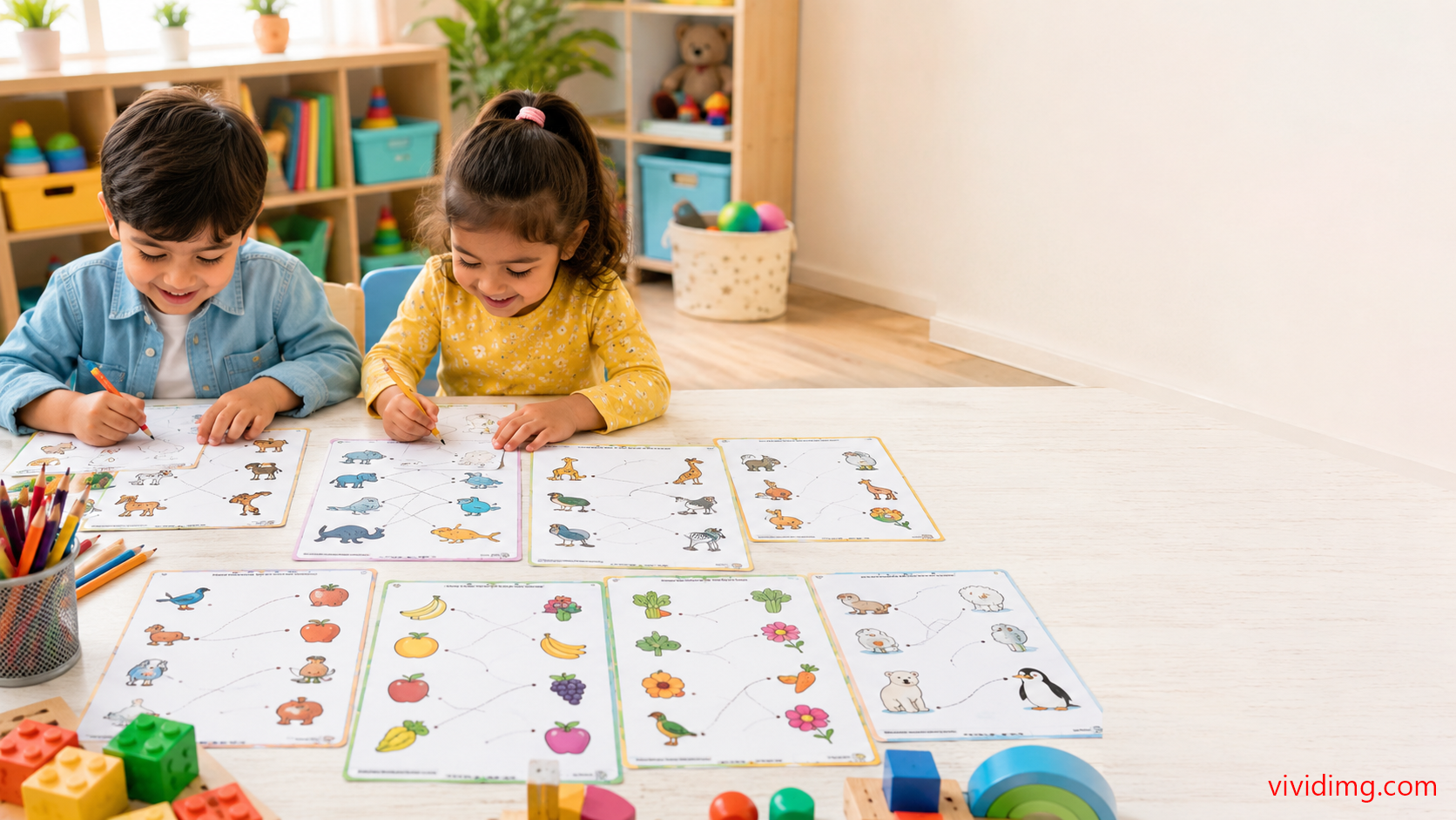 10 free printable nursery worksheets for preschool kids to learn through fun