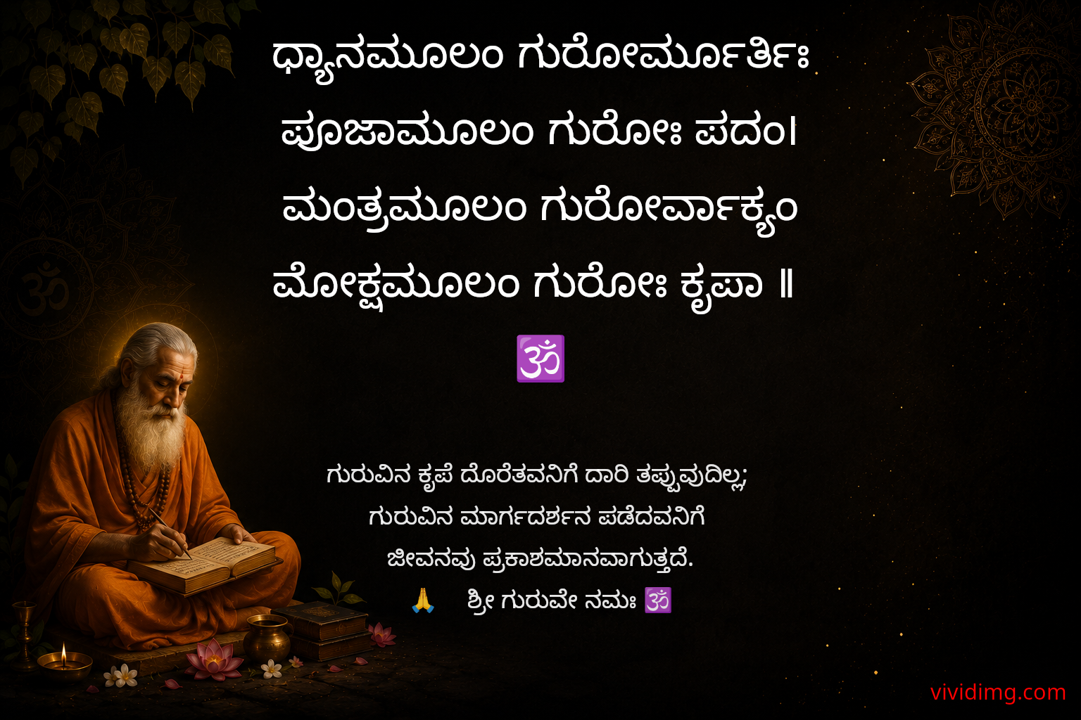 A true guru lights the path from ignorance to wisdom - Good Morning