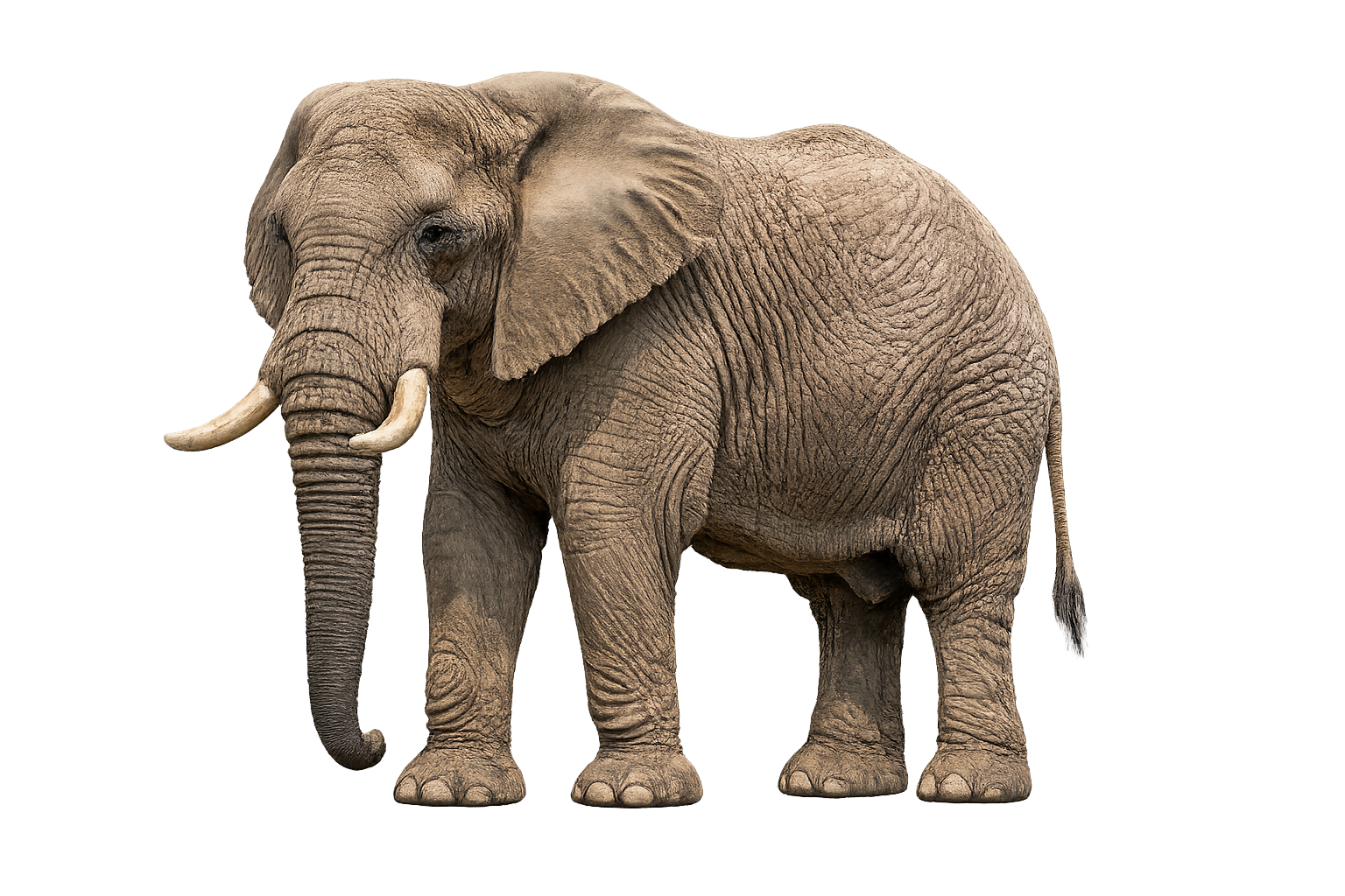 Powerful elephant HD PNG image for free download