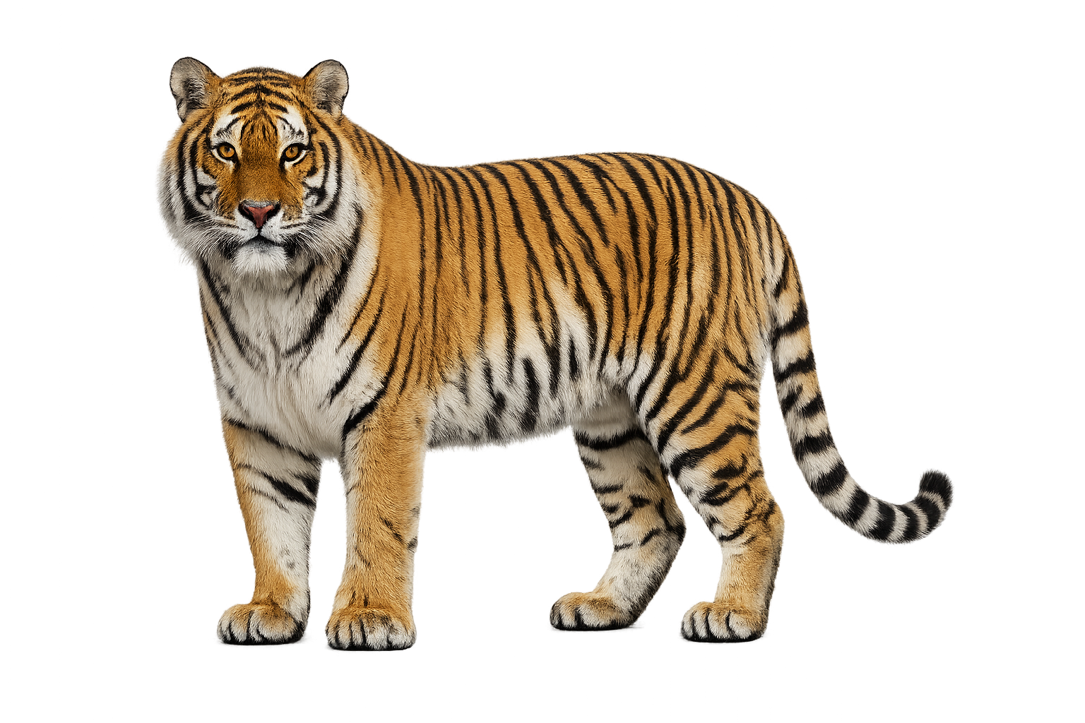 Majestic Bengal tiger HD PNG image for free download