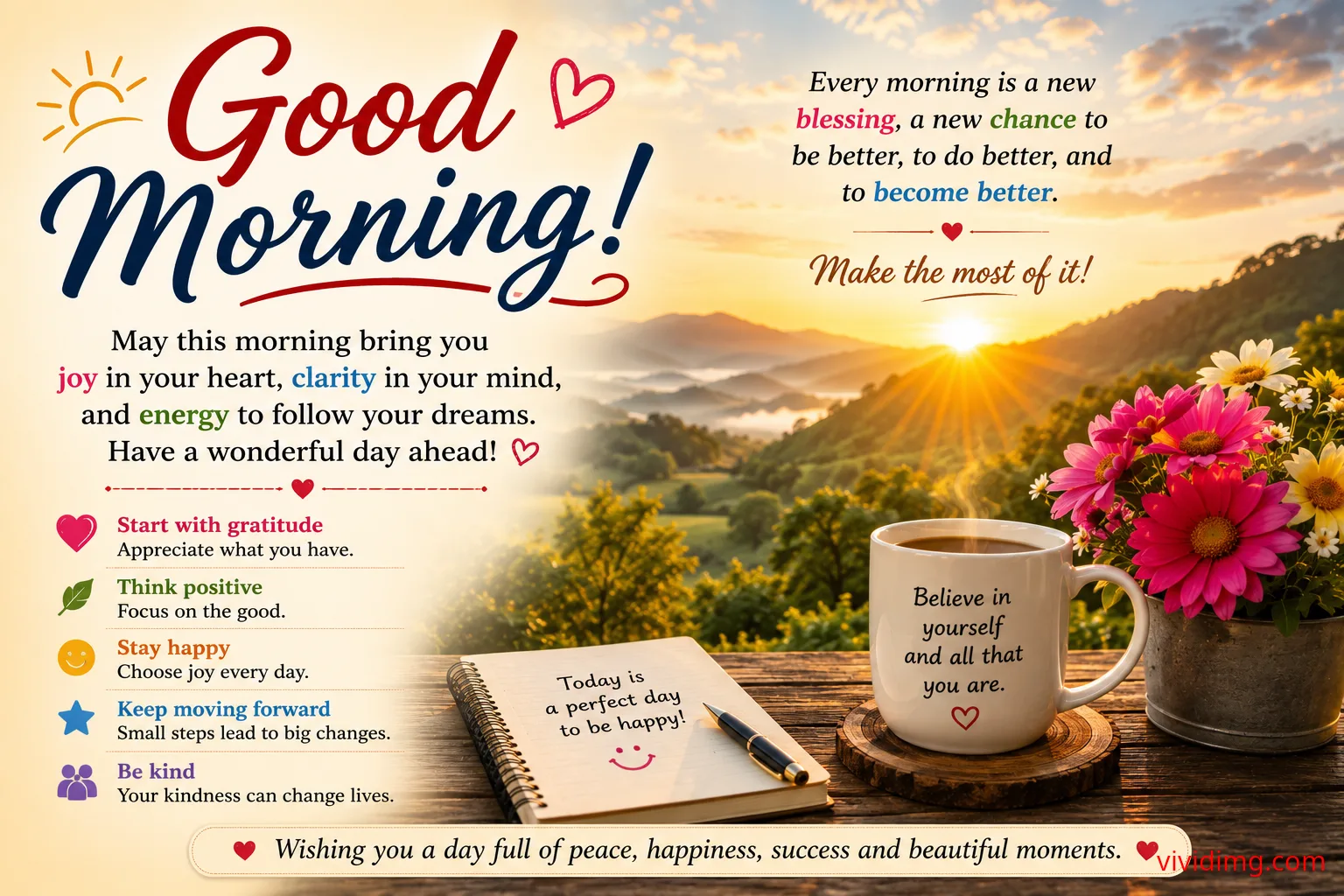 Good Morning with a New Blessing and Fresh Possibilities