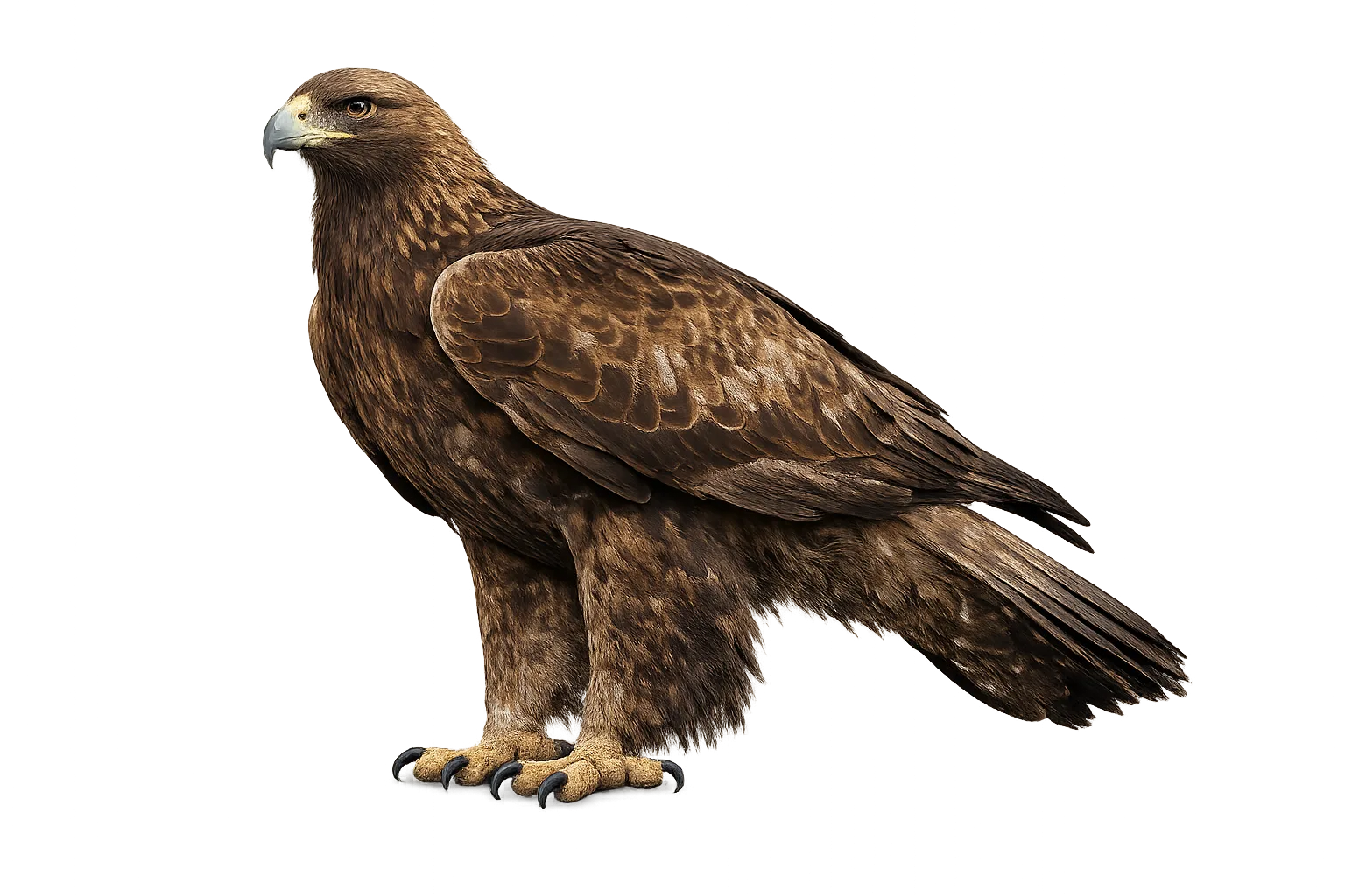 Golden eagle HD PNG image with powerful wildlife detail