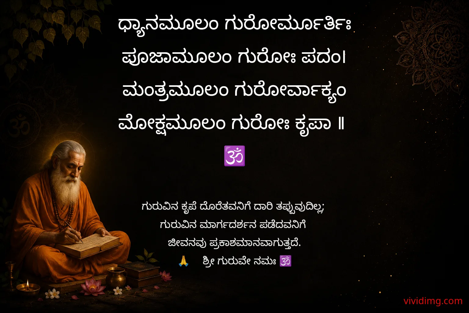 A true guru lights the path from ignorance to wisdom - Good Morning