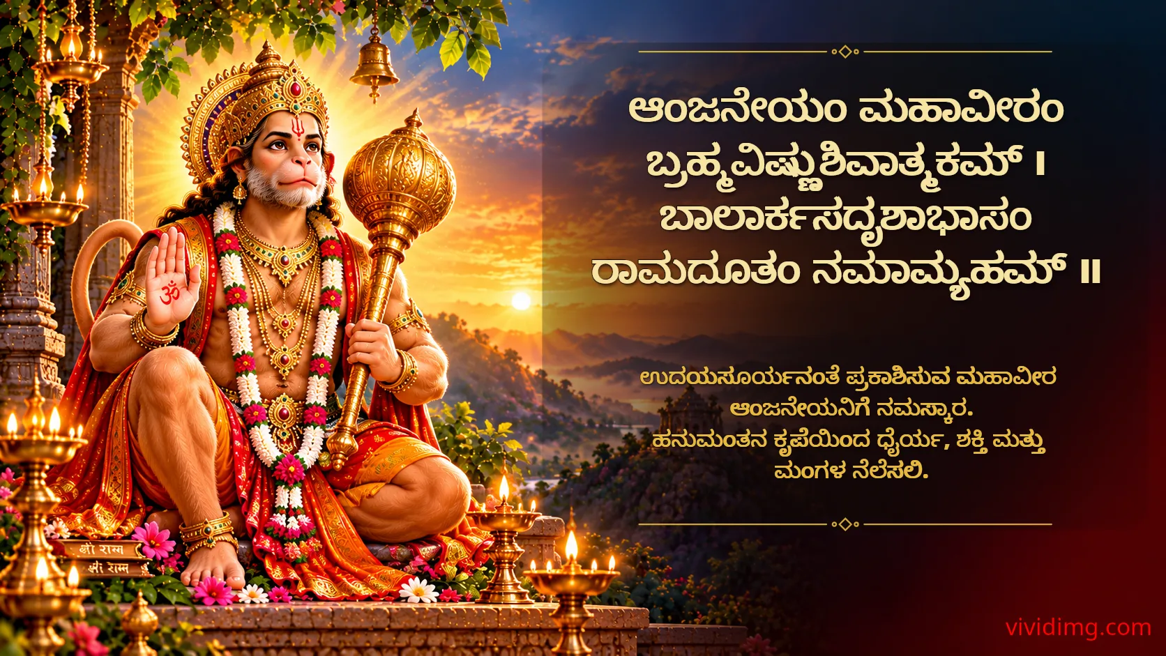 May Lord Hanuman Bless You with Divine Strength, Courage and Protection