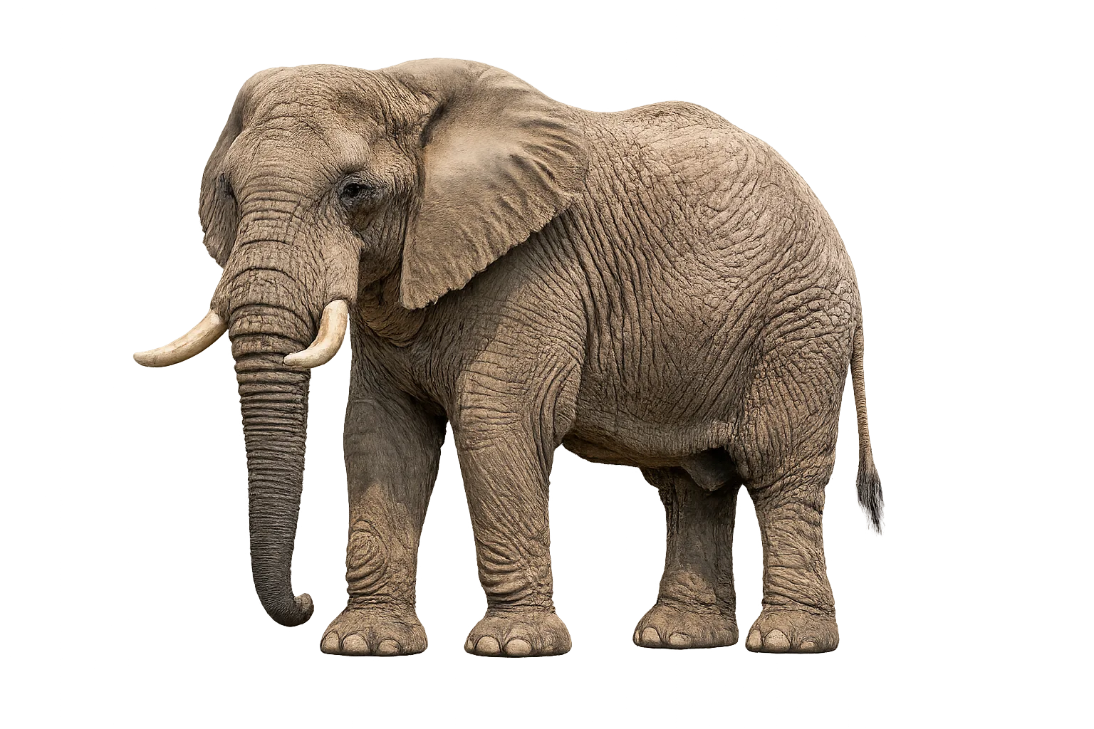 Powerful elephant HD PNG image for free download