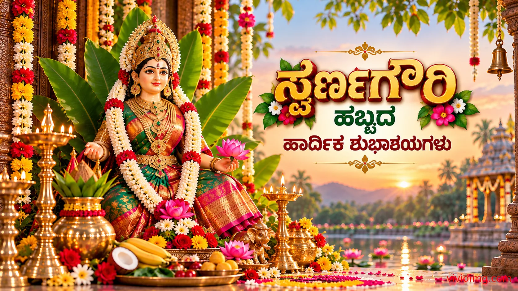 Swarnagauri Habba wishes with divine Goddess Gauri blessings