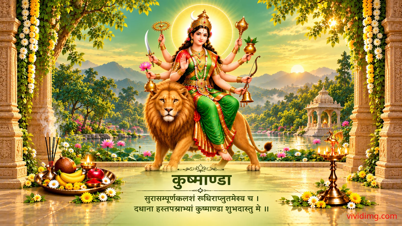 May Maa Kushmanda Fill Your Life with Health, Happiness and Divine Energy