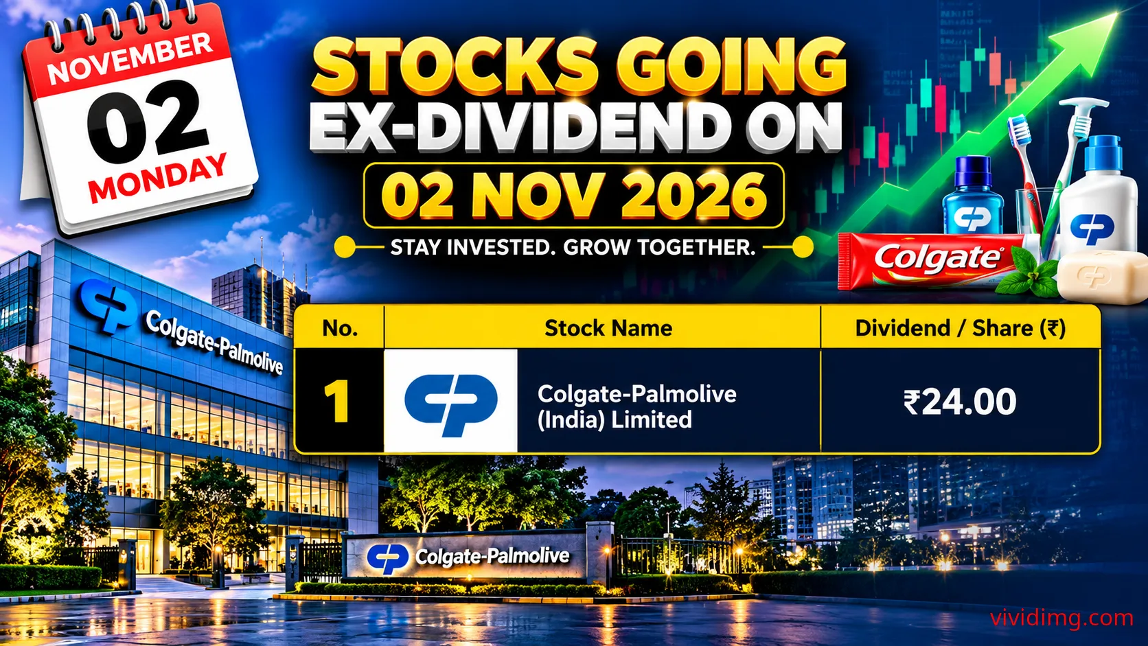 Stocks going ex-dividend on 2 November 2026 – Indian dividend calendar