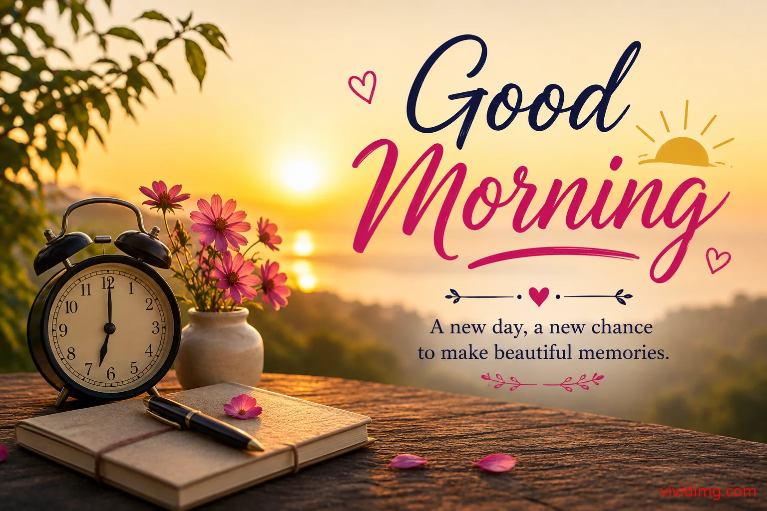 Good Morning Wishes for a New Day and Beautiful Memories