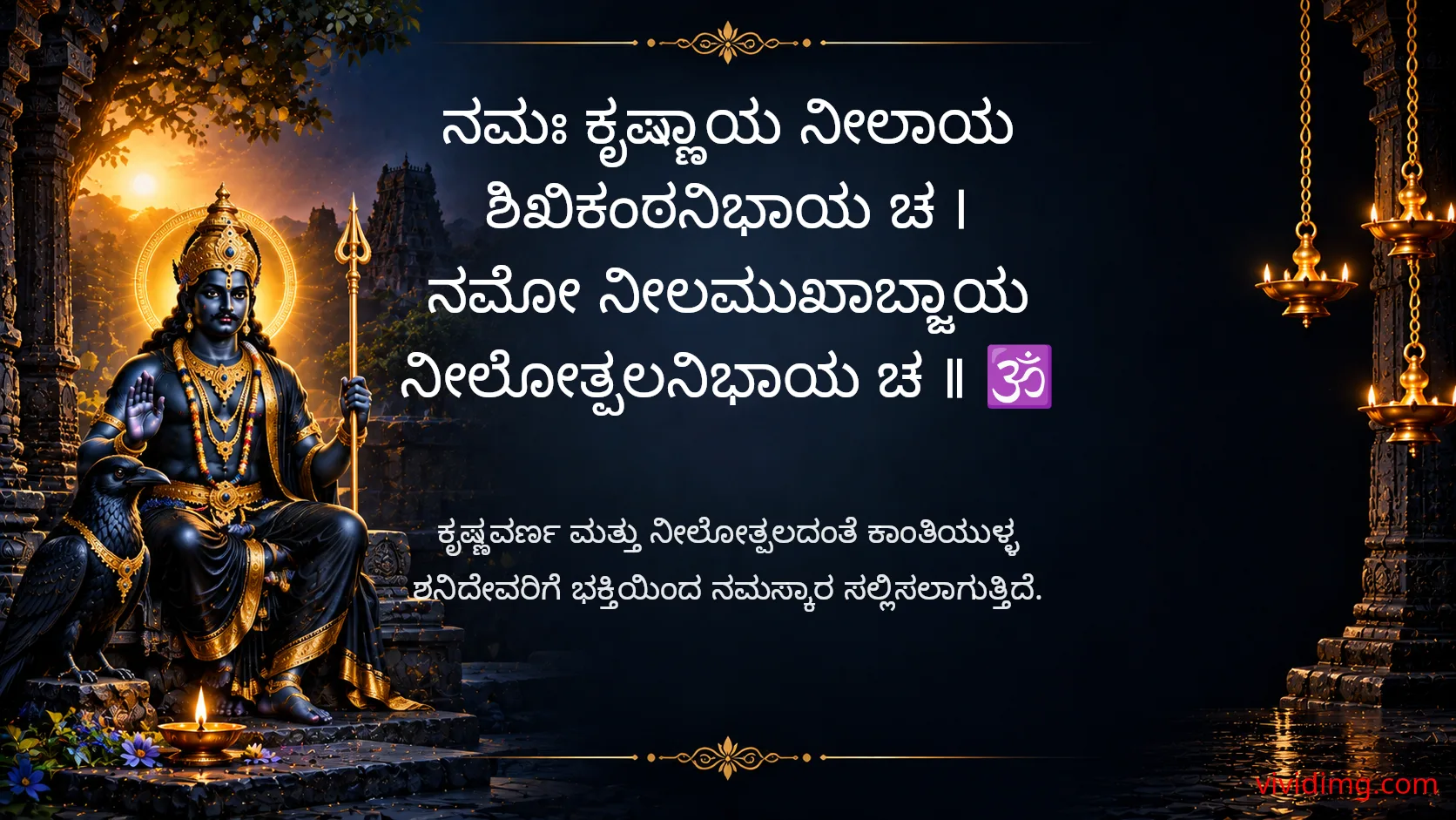 May lord shani bless your life with discipline and righteousness