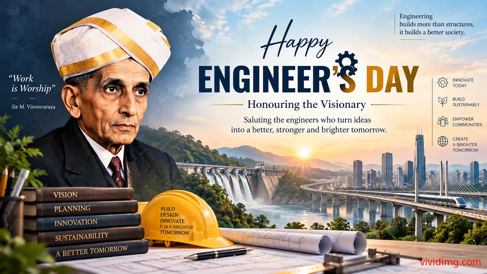 Happy Engineers' Day – Honouring Sir M. Visvesvaraya and the engineers building our future