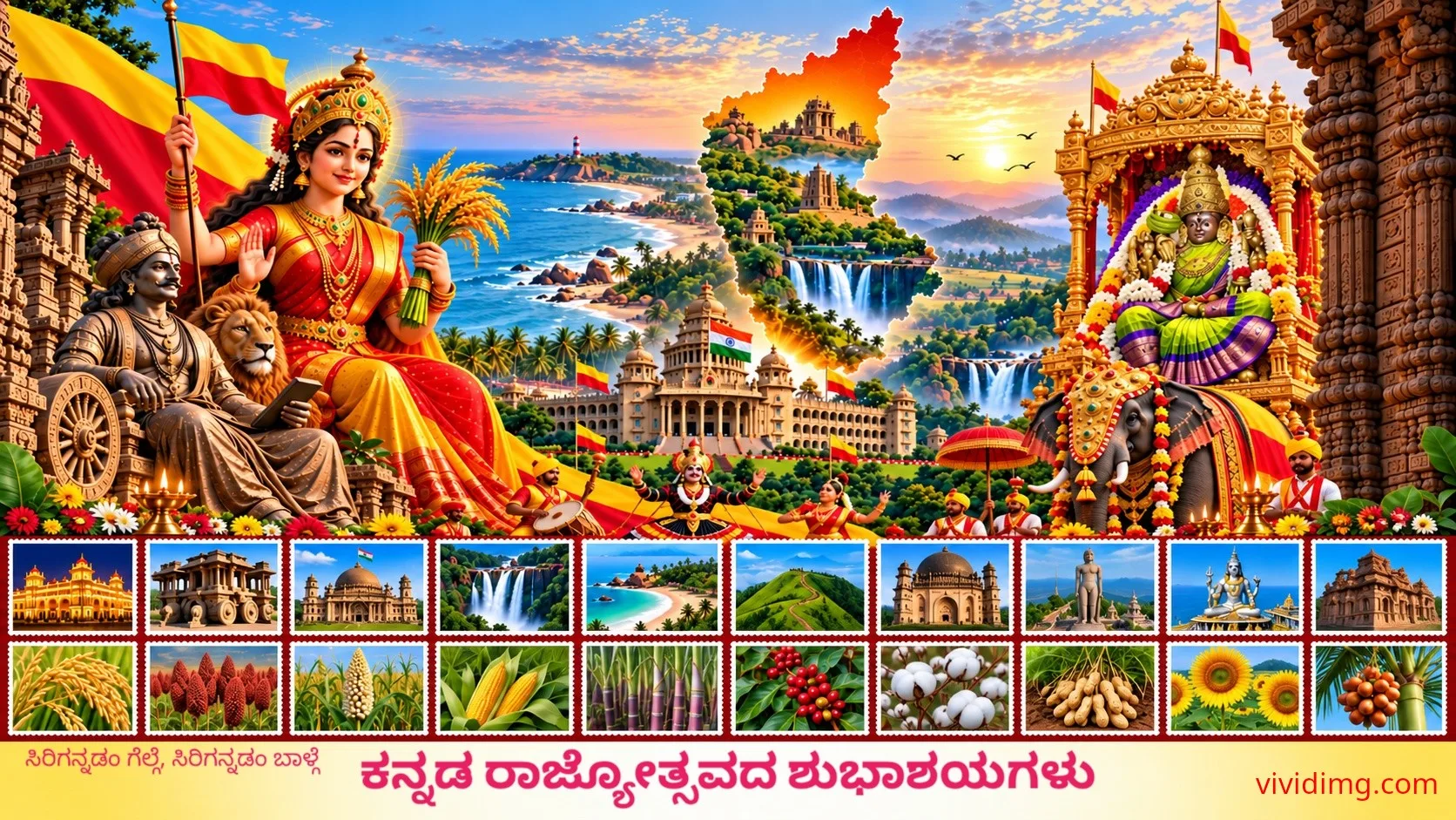 Kannada Rajyotsava 2026 wishes – Celebrating Karnataka's heritage, culture and agriculture