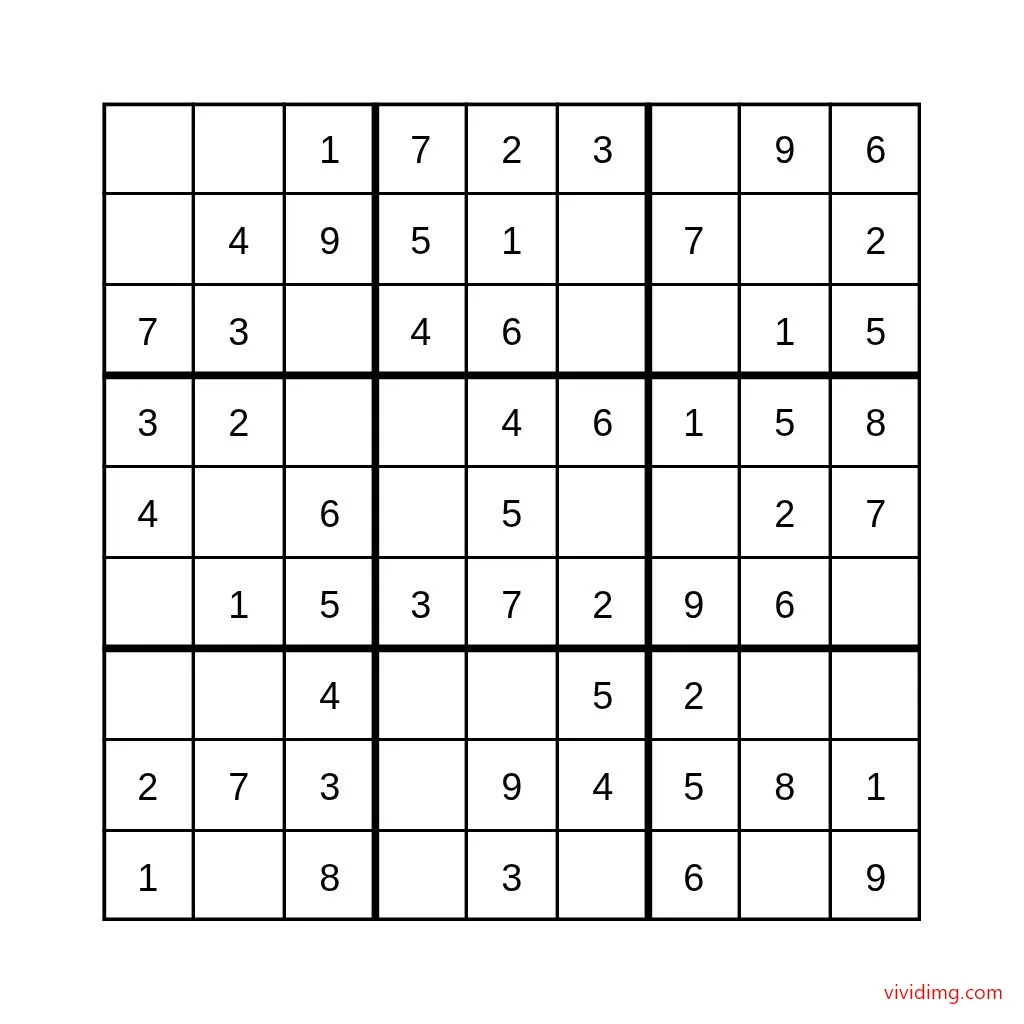 Simple 9x9 sudoku challenge – easy level puzzle for daily practice