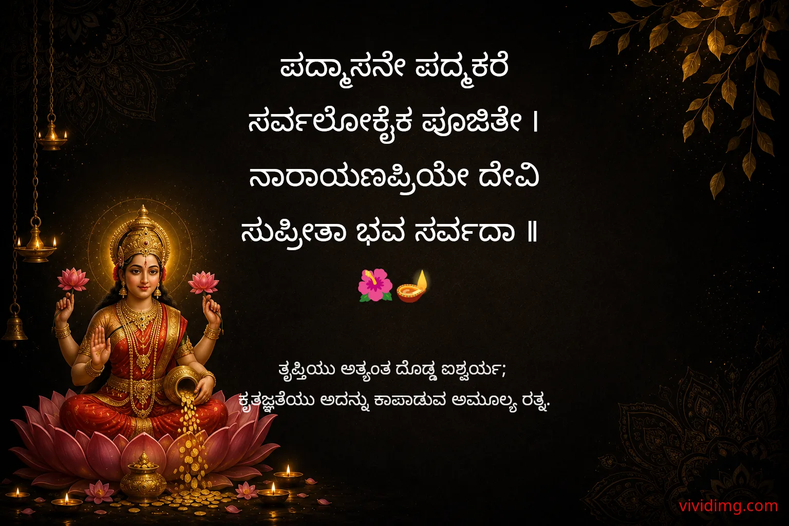 Where the goddess dwells, peace blossoms and hearts prosper -Good morning wishes