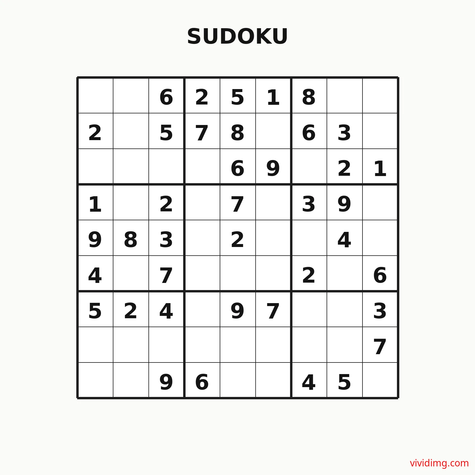 Relaxing 9x9 number challenge for everyday puzzle practice - Sudoku - Easy