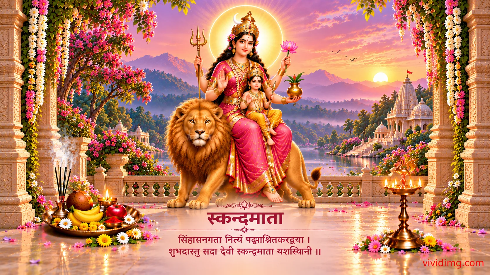May Maa Skandamata Bless Your Family with Peace, Prosperity and Divine Grace