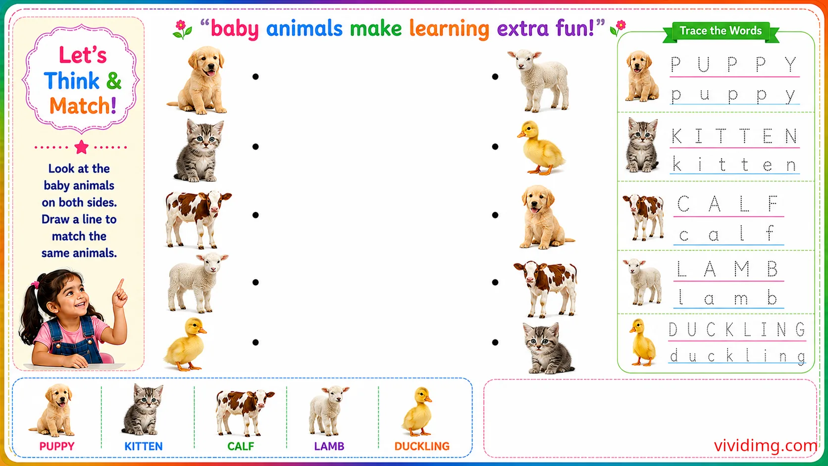 Discovering cozy animal homes through playful learning – let's think & match