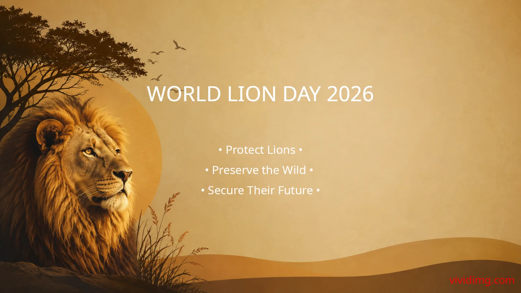 World Lion Day 2026 – Protect the Kings of the Wild