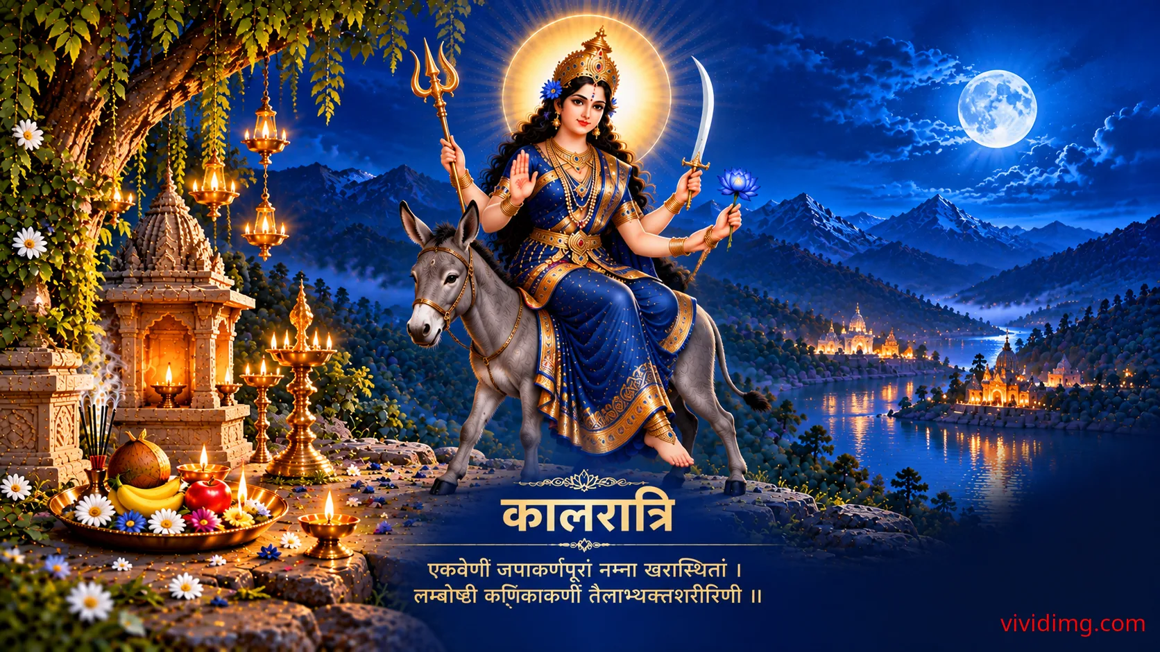 May Maa Kalaratri Protect You with Fearlessness, Strength and Divine Grace