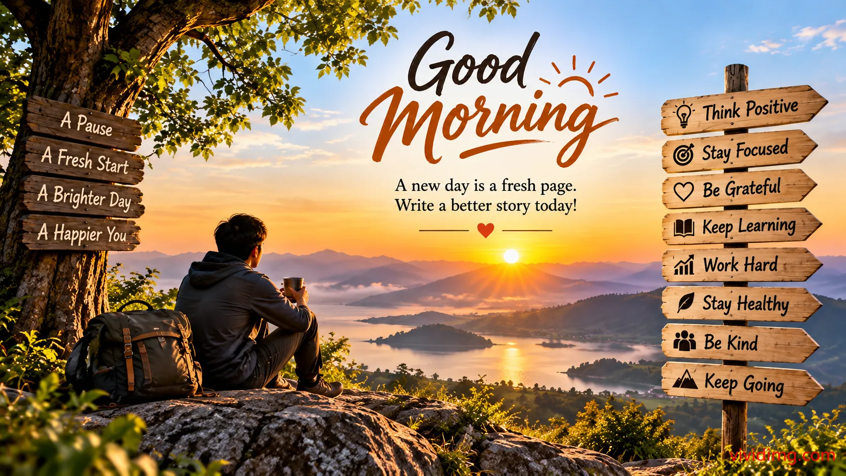 Good morning motivation for a fresh start and a better day ahead