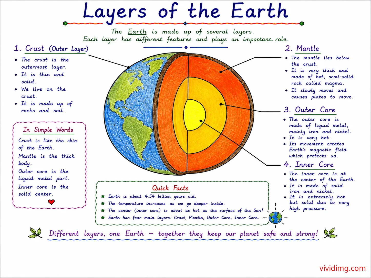 Layers of the Earth – understanding Earth's internal structure
