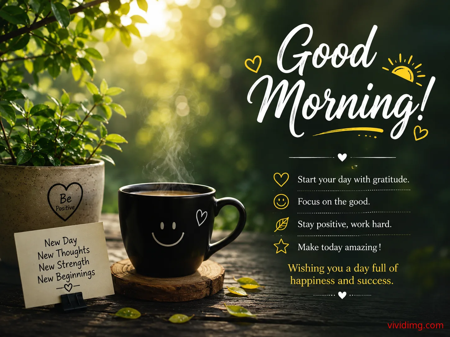 Positive Good Morning Wishes for a Fresh and Successful Day