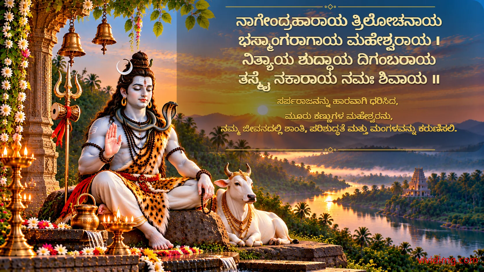 May Lord Shiva Bless Your Life with Inner Peace, Purity and Divine Protection