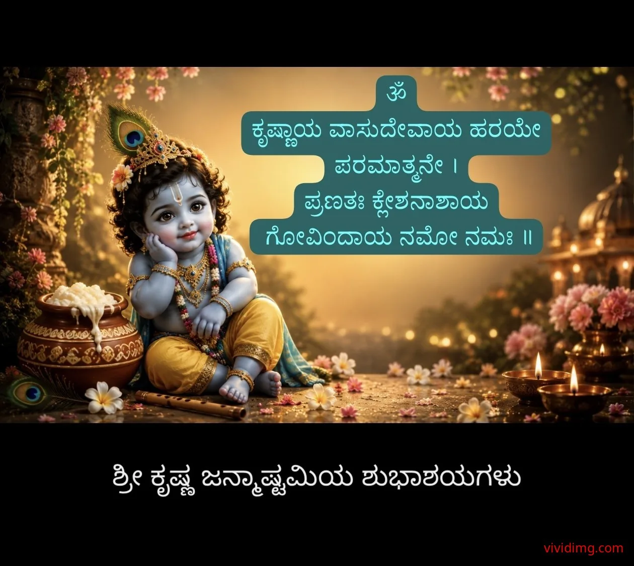 Krishnaya Vasudevaya – A divine prayer to Lord Krishna